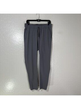 TravisMathew Jogger Pants Mens 36 Gray Woven Elastic Waist Golf Stretch Athletic